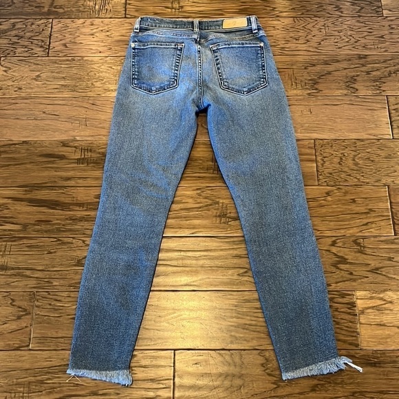 7 For All Mankind Luxe Vintage The Ankle Skinny Size 27 - Picture 2 of 16
